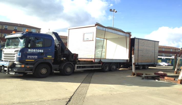 Modular Cabins Delivery