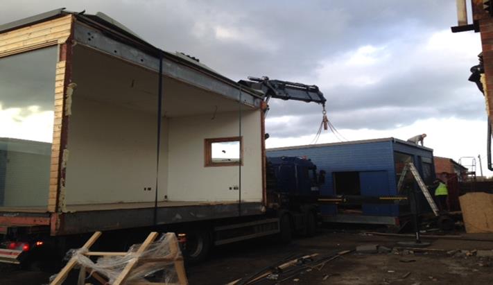 Modular Cabins Delivery